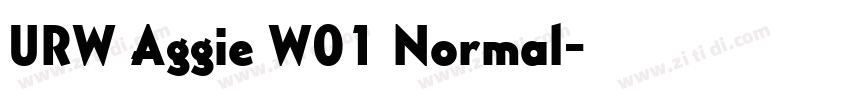 URW Aggie W01 Normal字体转换
